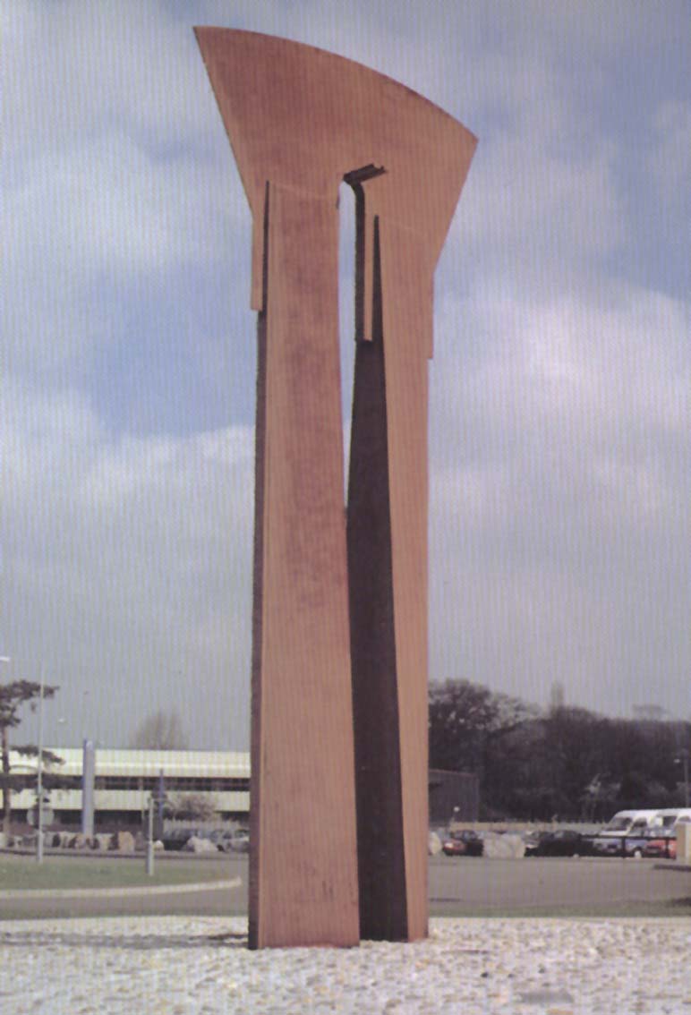 Corten sculpture, Artist: Ann Christopher RA