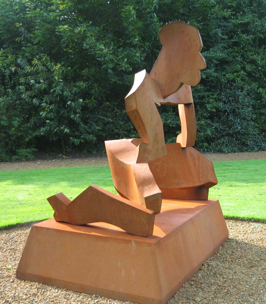 Strong Man, corten steel. Artist: Allen Jones RA