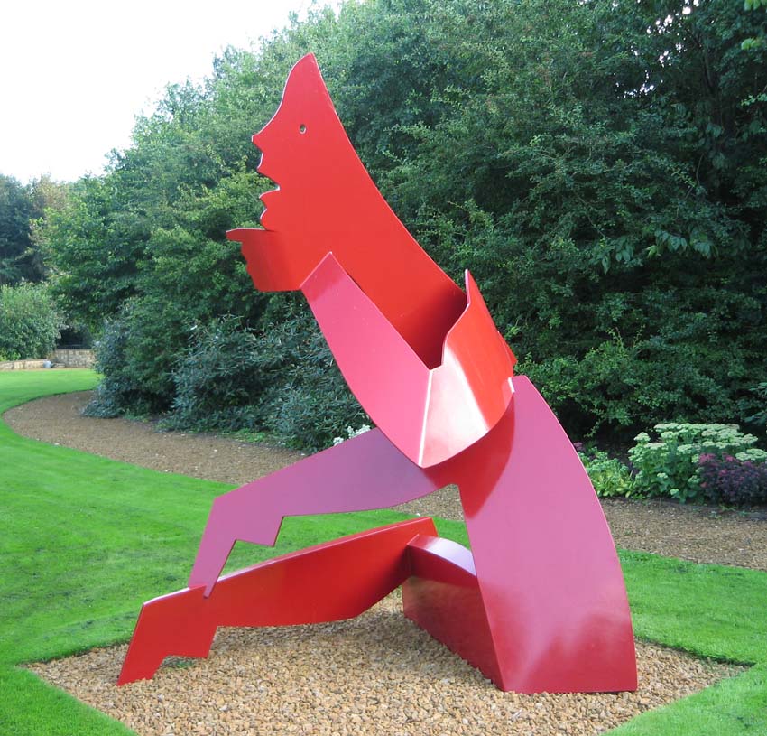 Painted stainless steel. Artist: Allen Jones RA