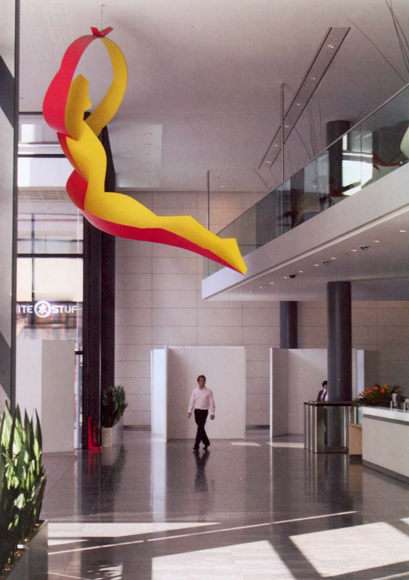 Hanging sculpture. Artist: Allen Jones RA